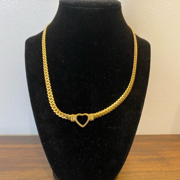Gold Heart Necklace - Picture 2 of 10
